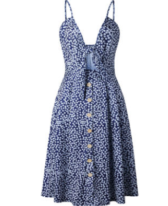 Summer Short Skirt Cotton Dress