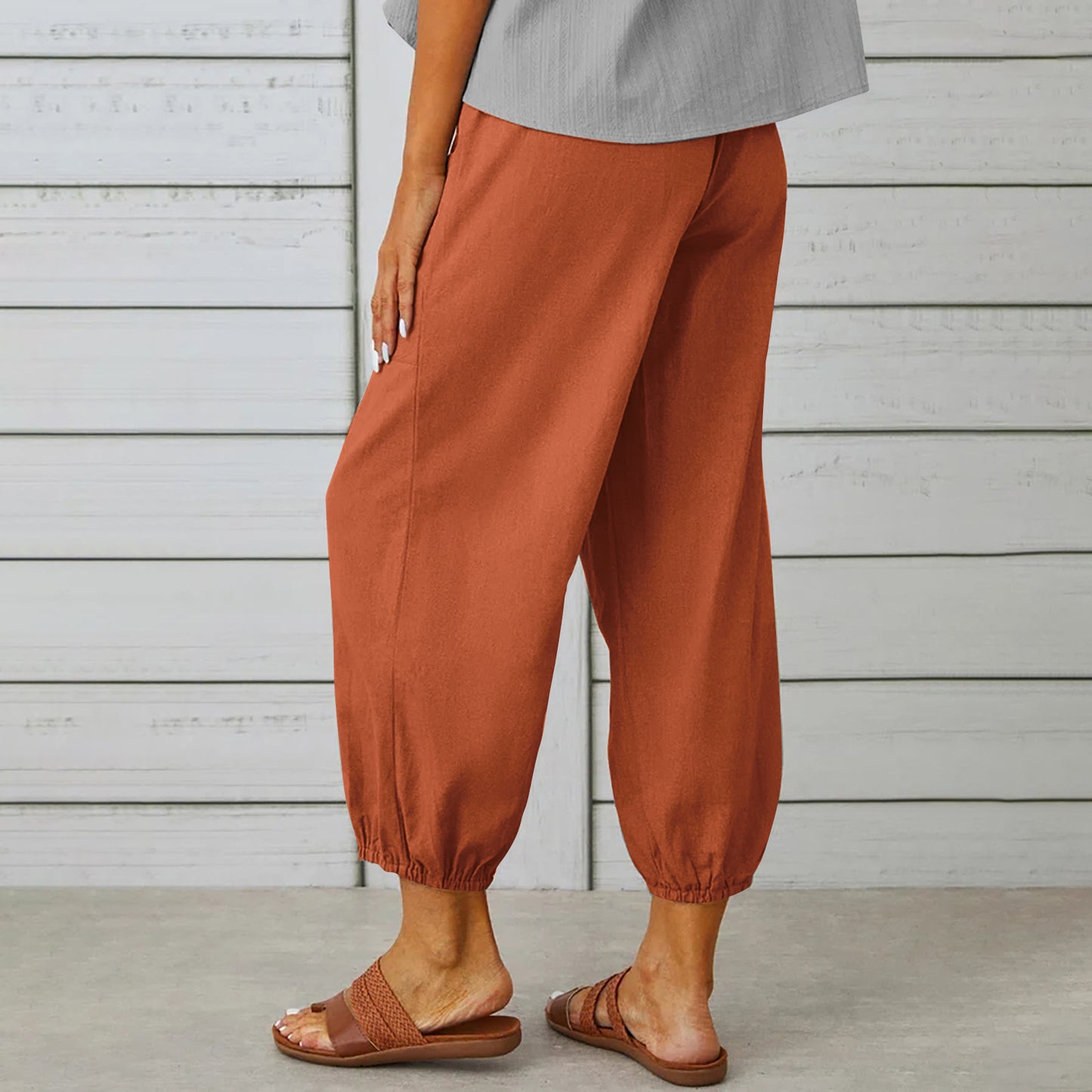 Cotton and Linen Summer Pants