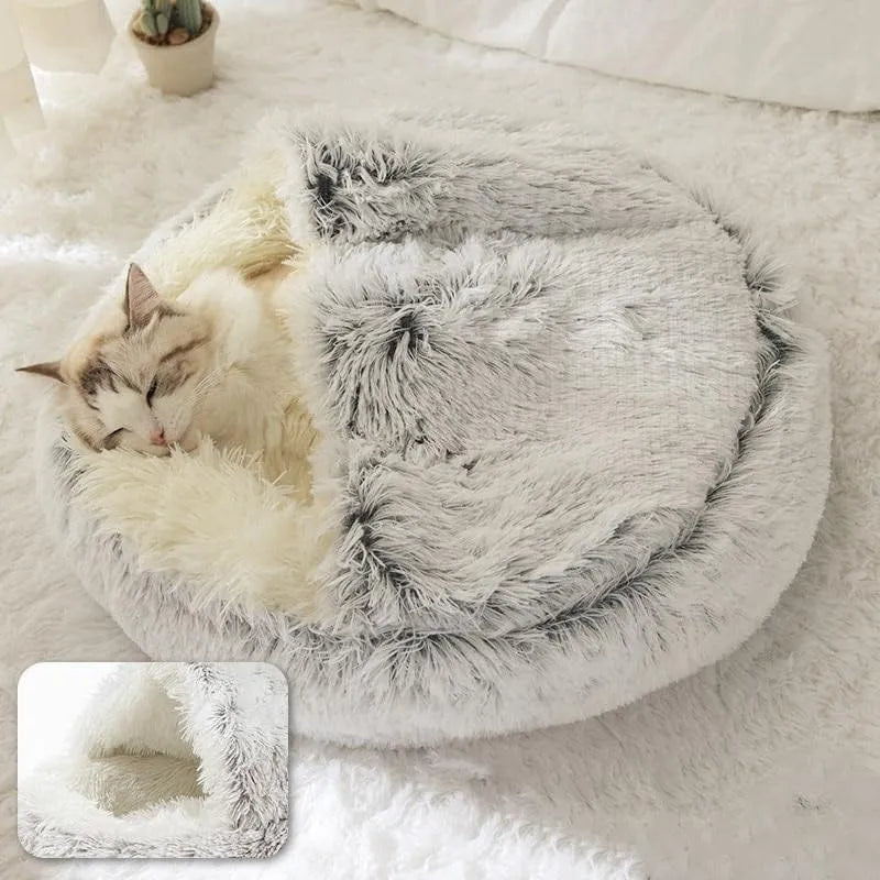 Soft Plush Pet Bed with Cover